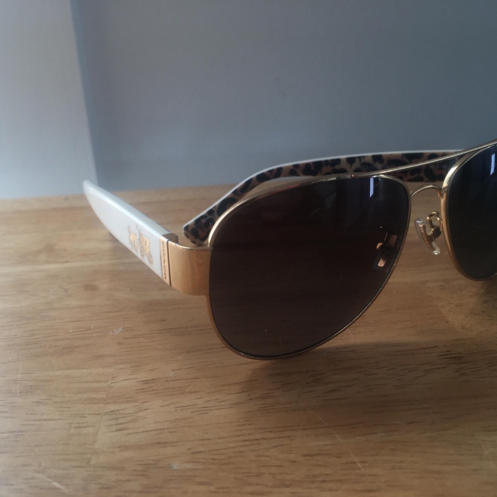 Coach Sunglasses - Gold/Ivory Wild Beast